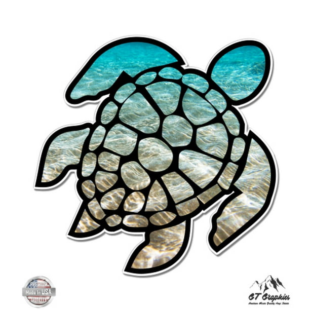 Cute turtle sticker Sea Turtle Sticker Ocean Animal Sticker water bottle sticker laptop sticker die cut sticker Aesthetic Sticker
